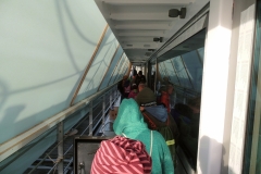 Auf dem Solarboot
