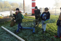 Werftgelände / Schiffsschraube