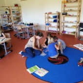 Arbeiten im Lerngruppenraum